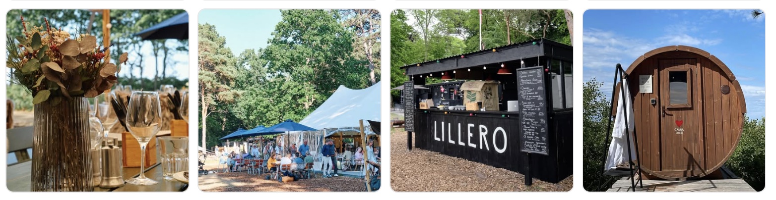 Lillero, strand, skov, sauna og gourmet mad